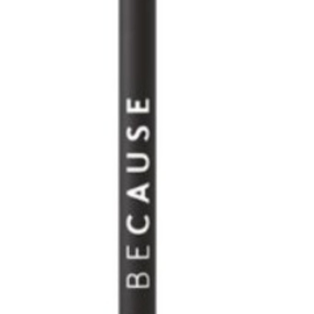 BECAUSE COSMETICS LONG LASTING PENCIL EYELINER BASIC BLACK